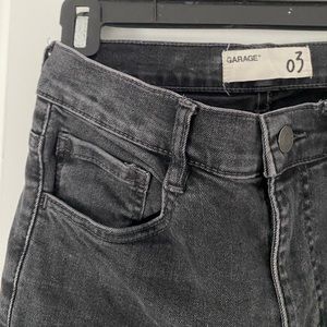 Black Rustic Wash Garage Denim Jeans